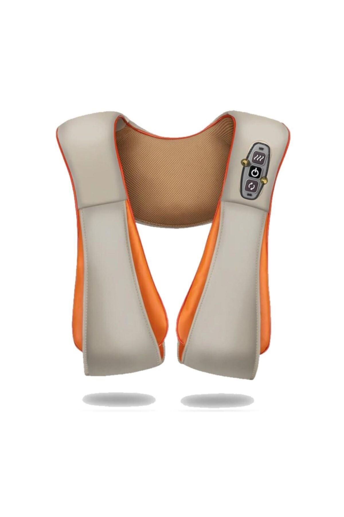 BRCTOPTAN *Buffer U Şeklinde Ovmalı Yoğurmalı Ayarlanabilir Isıtmalı Vücut Boyun Omuz Masaj Yastığı Üç