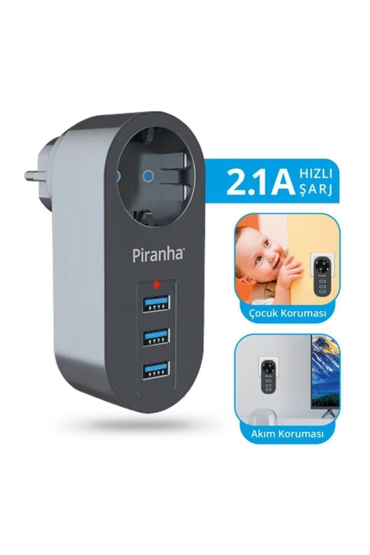LokiTech 3 Usb Li Termal Akım Korumalı Priz - 3385