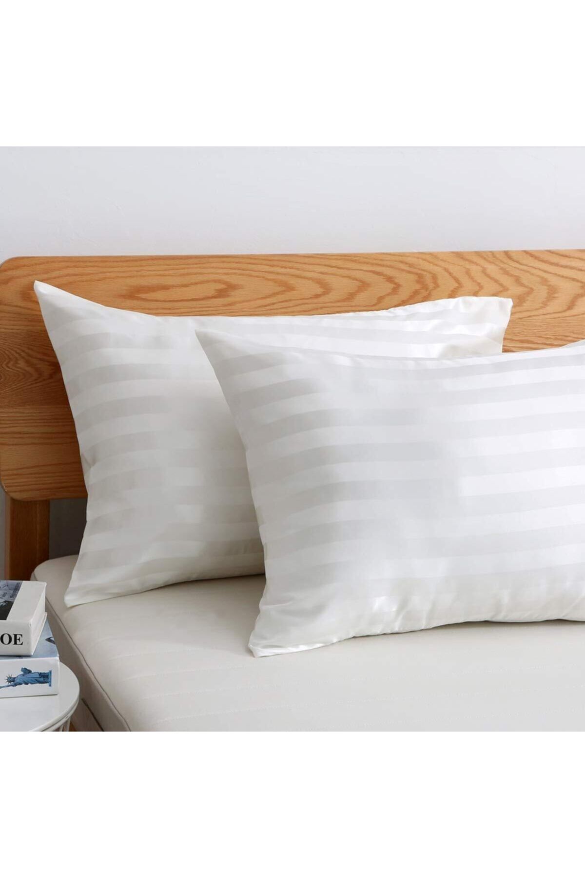 biocotton Pamuk 82 Tel Yollu Saten Yastık Kılıfı Yüksek Kalite 50x70