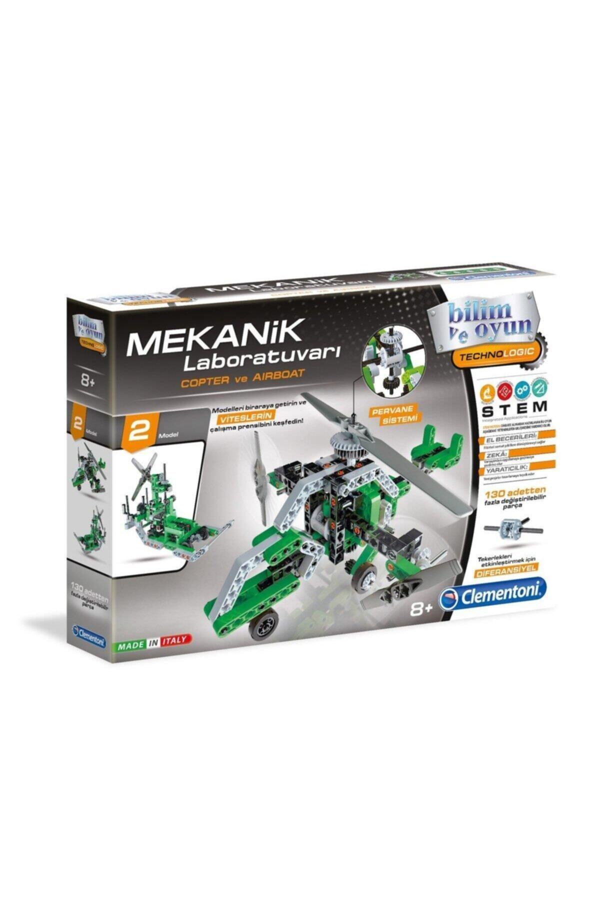 CLEMENTONI 64299 Mekanik Laboratuvarı - Helikopter-tekne  +8 Yaş