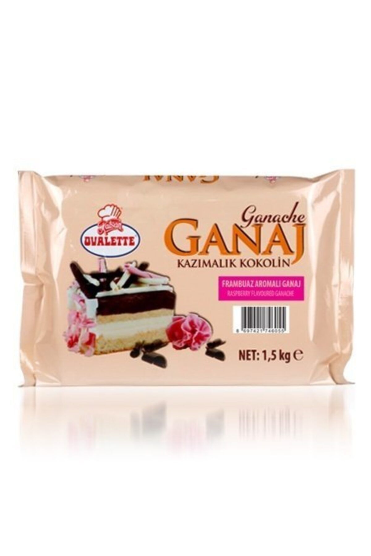 ovalette Frambuaz Ganaj 1,5 Kg