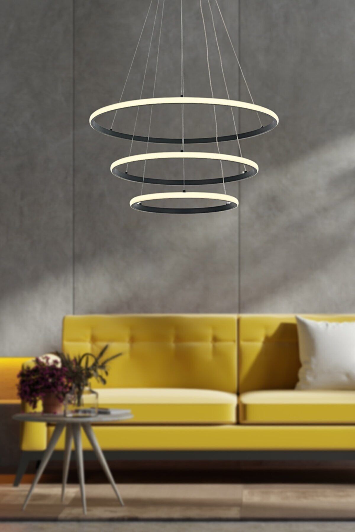 Hmydesign Etage Led Avize Siyah
