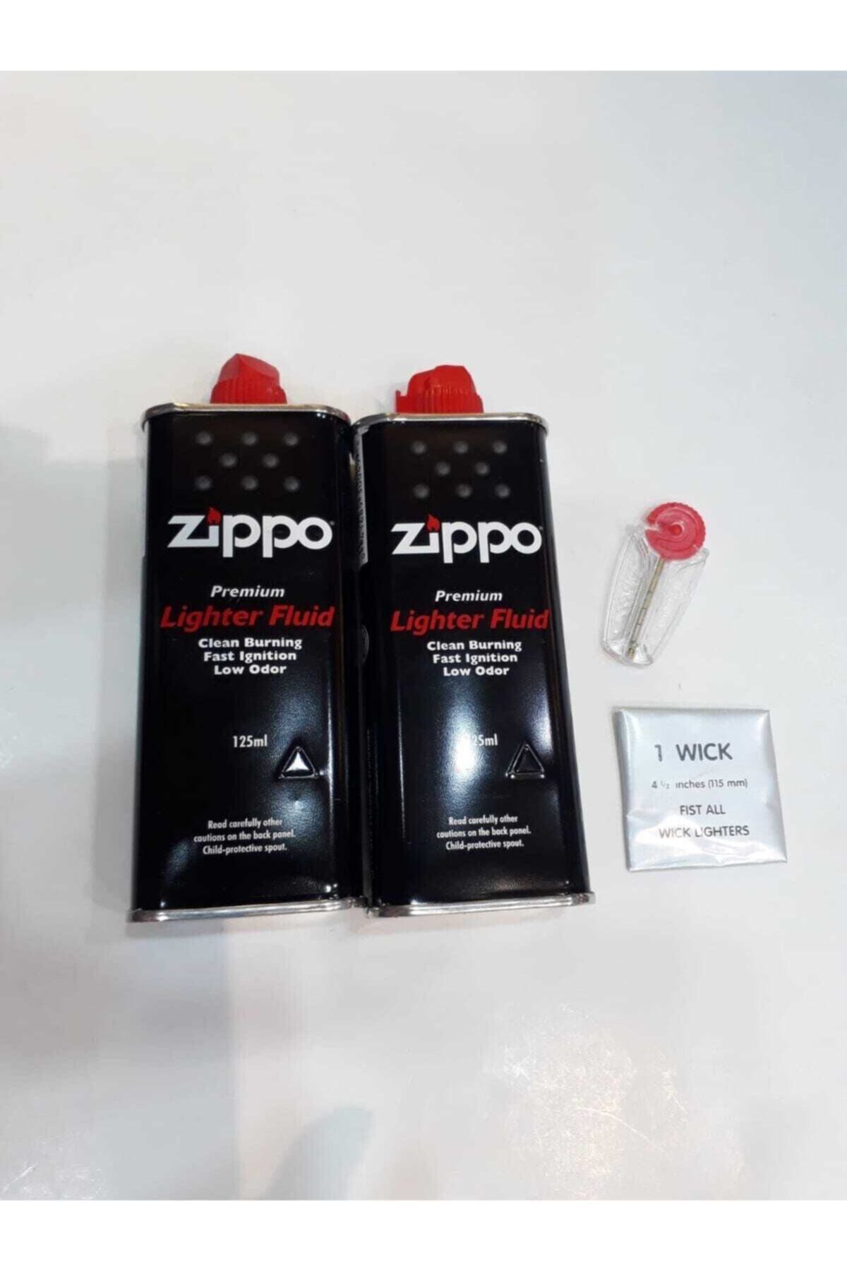 Zippo Orjinal Benzin Taşı Ve Fitil 4 lü Paket