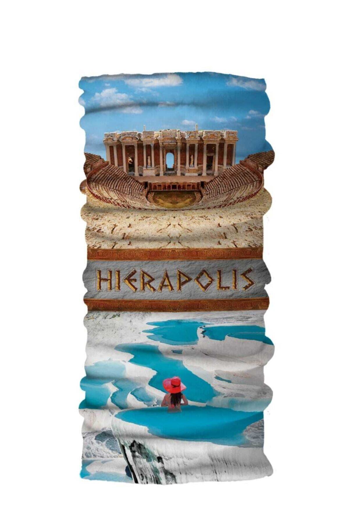 LİLATİUM Hierapolis Desenli Boyunluk