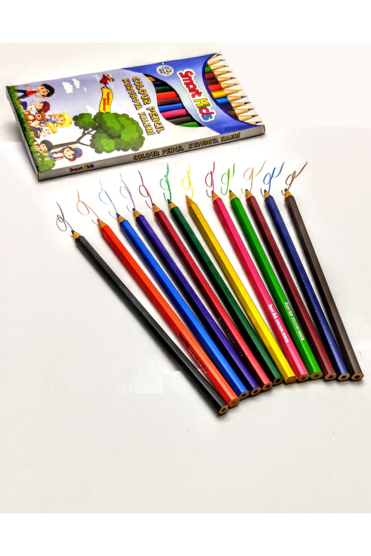 Schmülzer 12 Renk Kuru Boya Kalemi