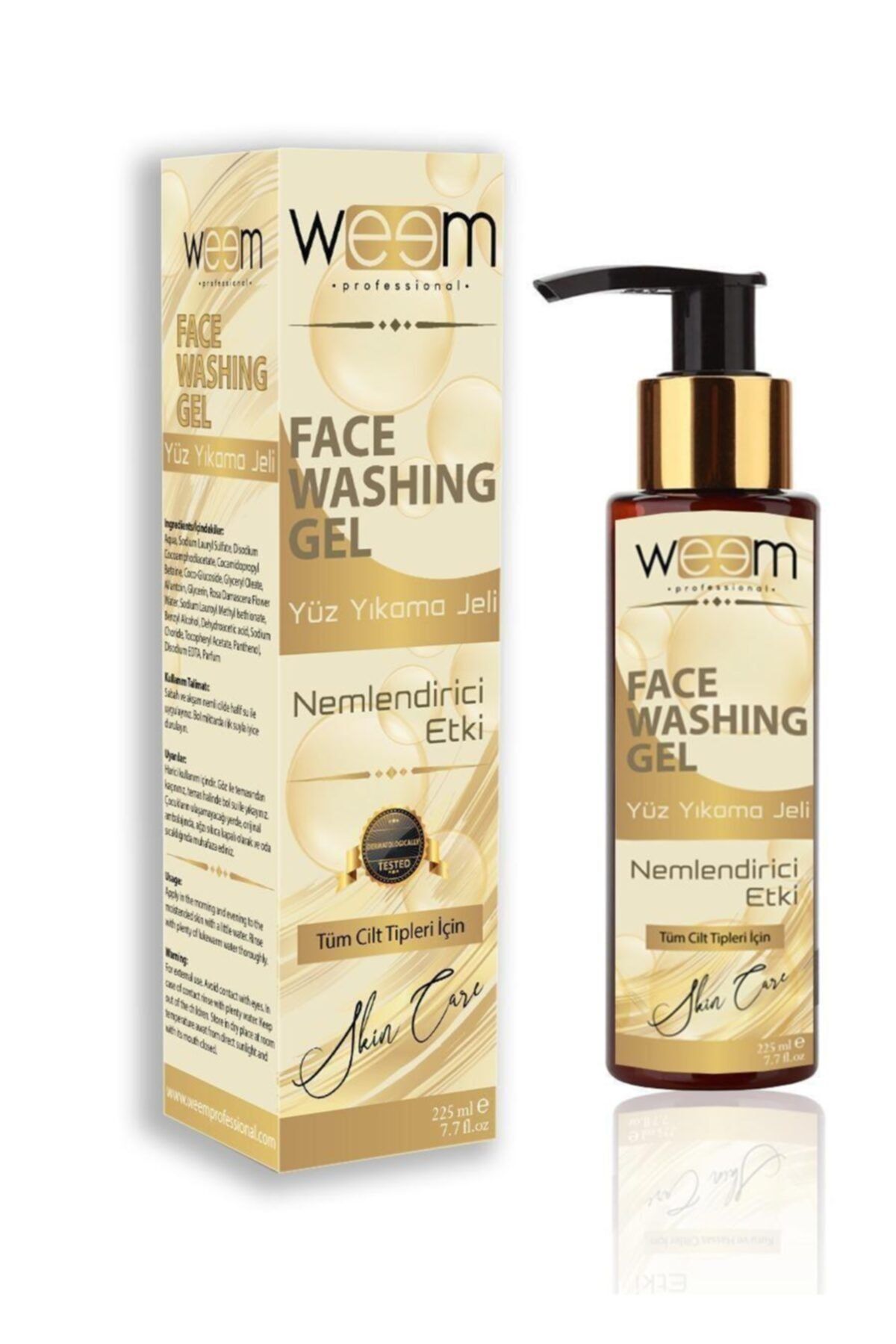 weem Professional Nemlendirici Etkili Yüz Yıkama Jeli Face Washing Gel 225 Ml