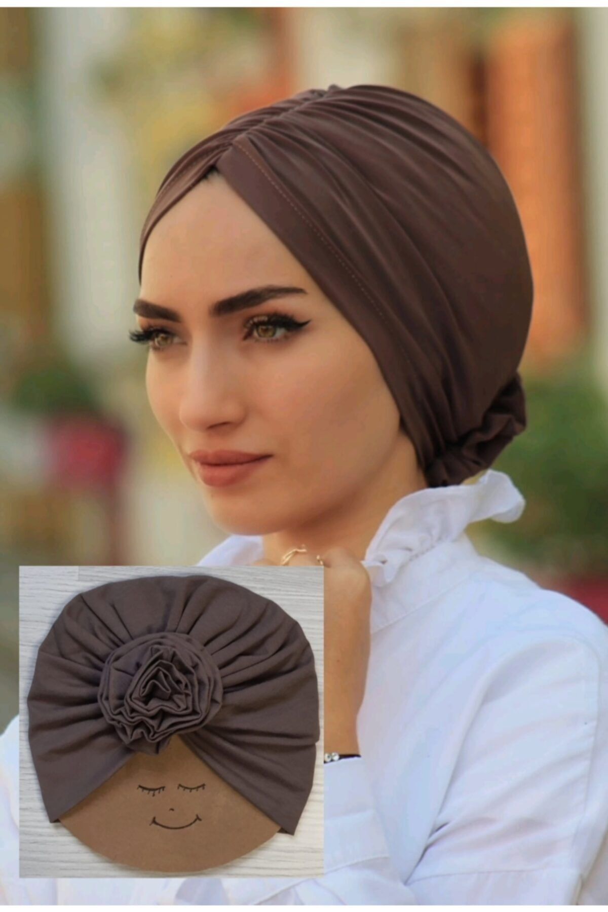 DİFEN MODA Anne Bebek 2 Li Takım- Bone - Anne Bebek Bone - Çocuk Bonesi -anne Bebek Kombini - Vizon