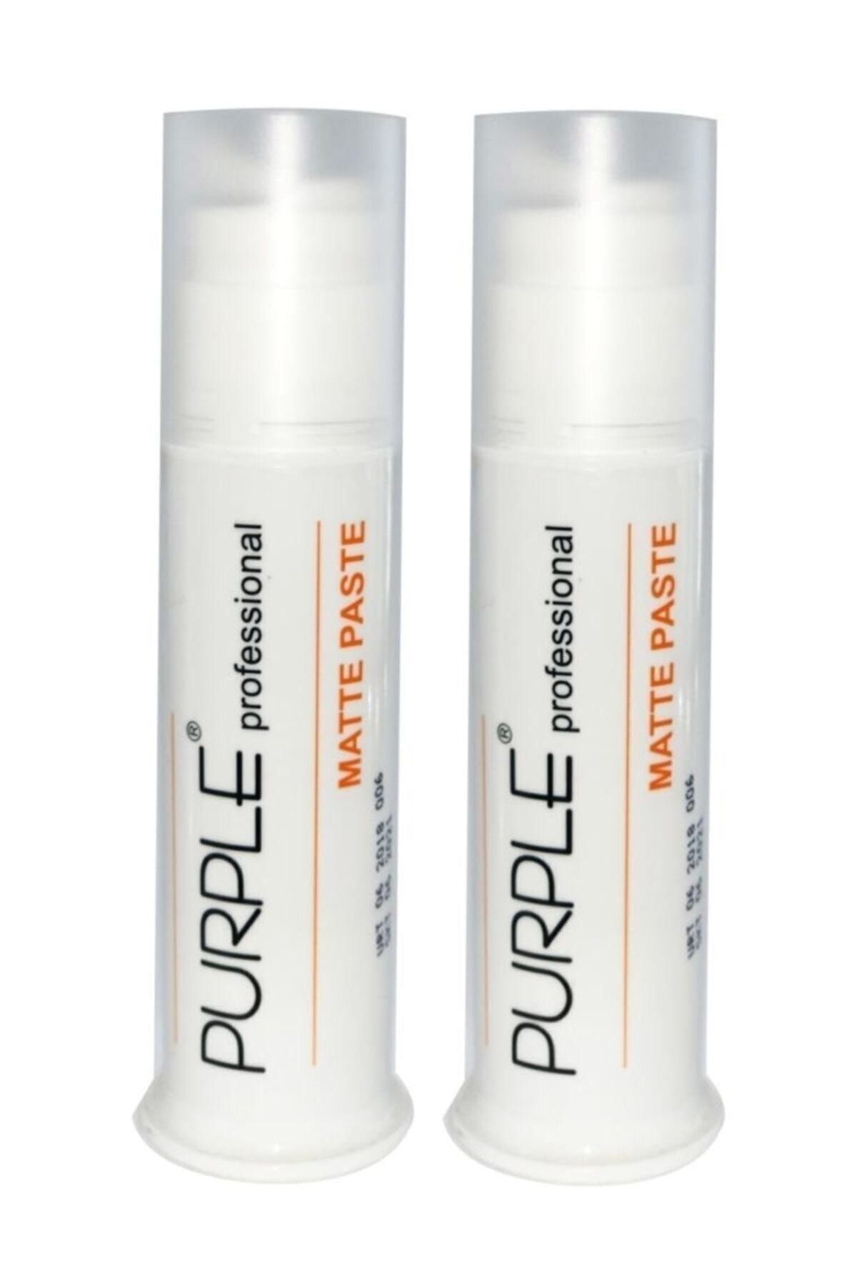 Purple Professional Purple Mat Wax 100 ml Doğal Şekillendirici - 2 Adet