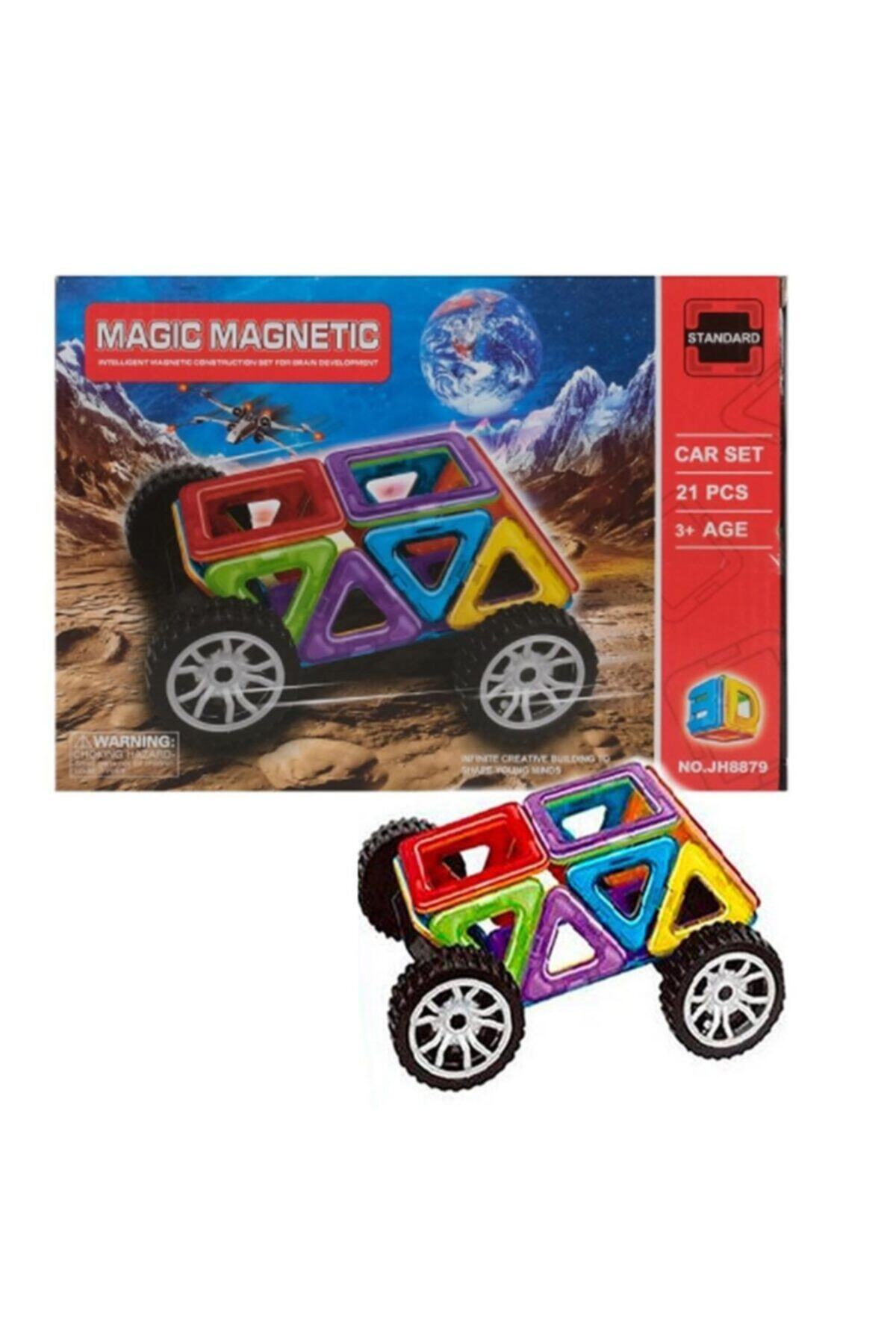 Kızılkaya Oyuncak Magic Magnetic Araba 21 Parça