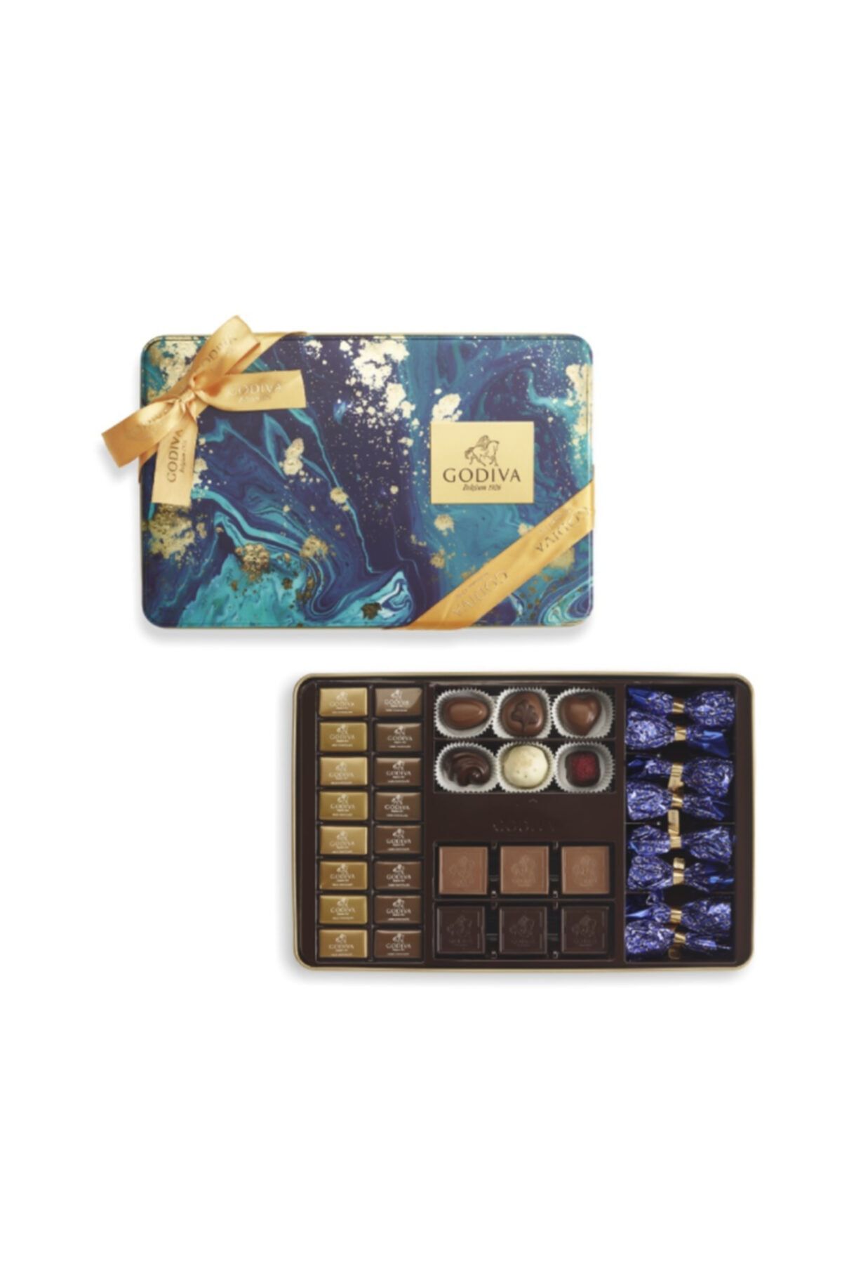 Godiva Signature Metal Kutu (92 Adet Asorti Çikolata)