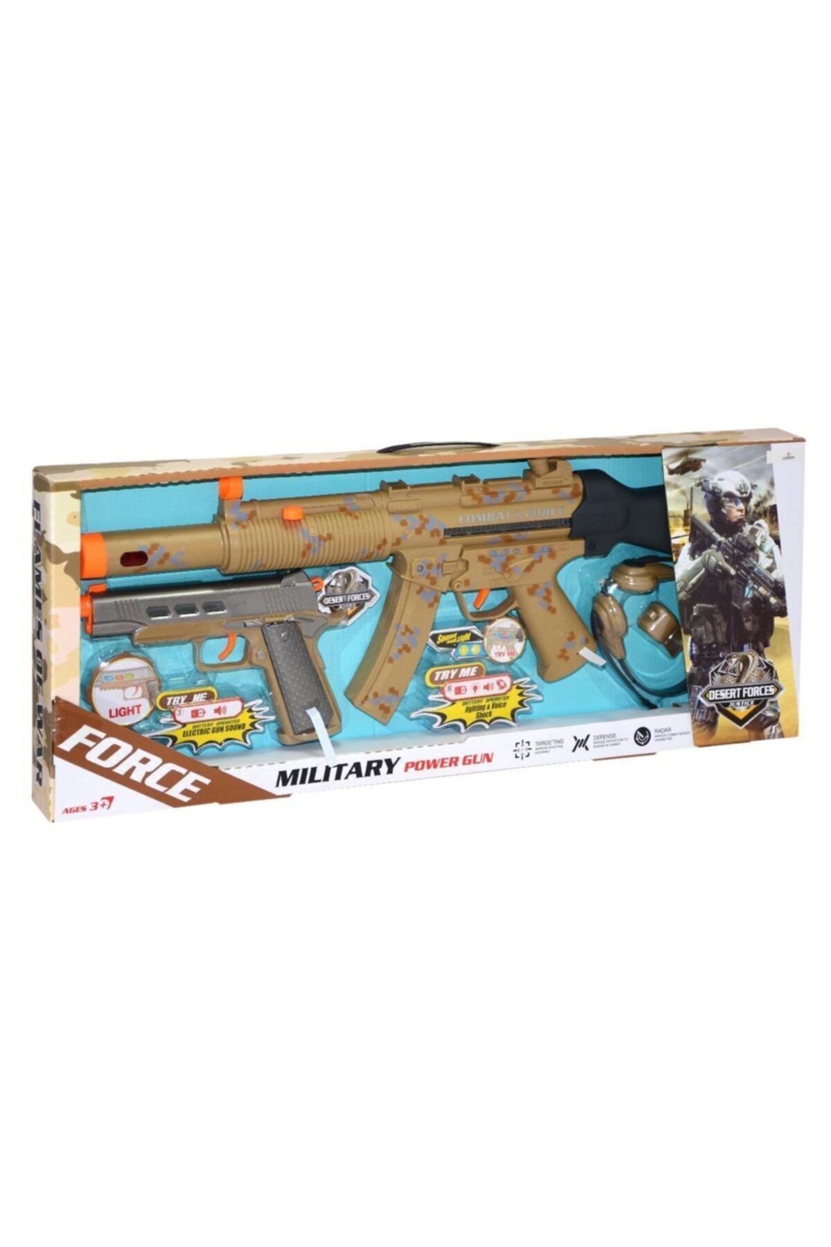 CEREN'S Ceren Ithalat Ctoy-36130 Sesli Işıklı Askeri Silah Oyun Set