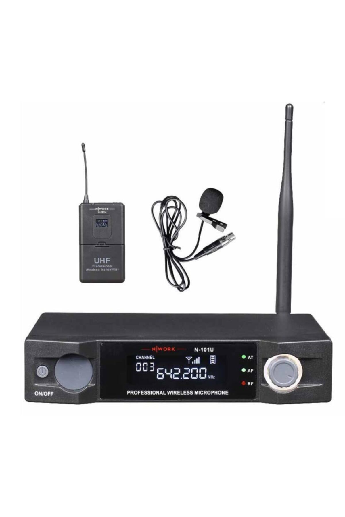Nwork Kablosuz Yaka Mikrofonu  Uhf Full Digital  N-101u