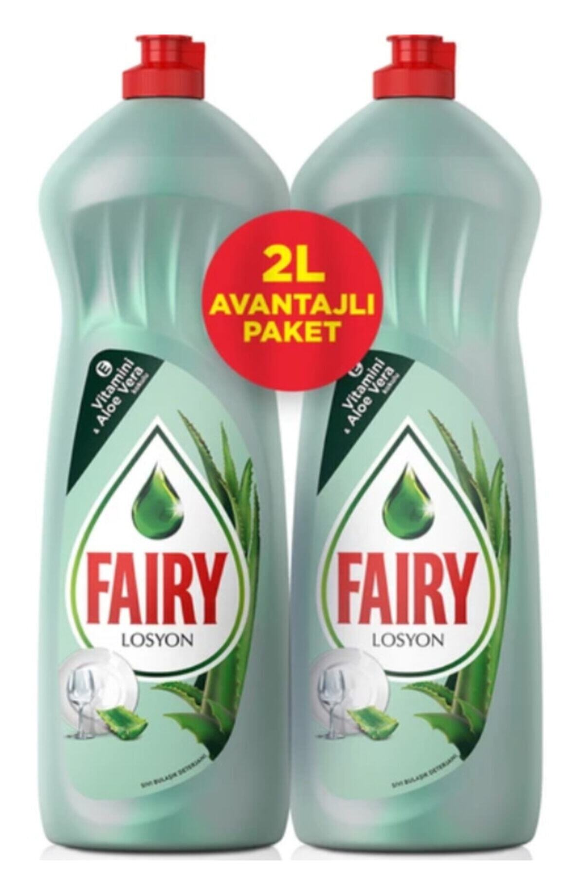 Fairy Losyon Elde Yıkama Bulaşık Deterjanı 2' Li Paket 1000 Ml + 1000 Ml
