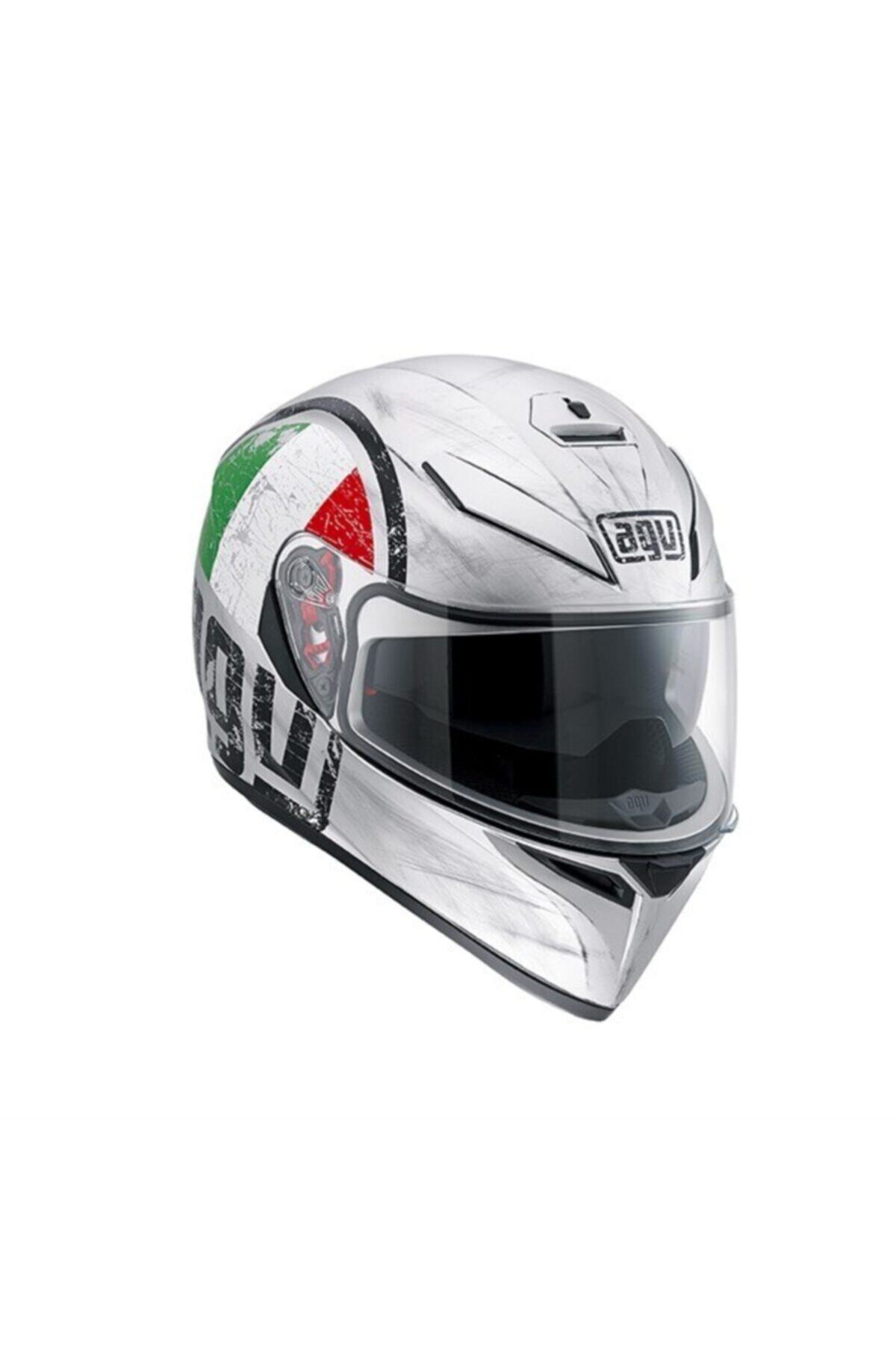 AGV K3 Sv Multi Plk Scudetto Matt Silver Kapalı Kask