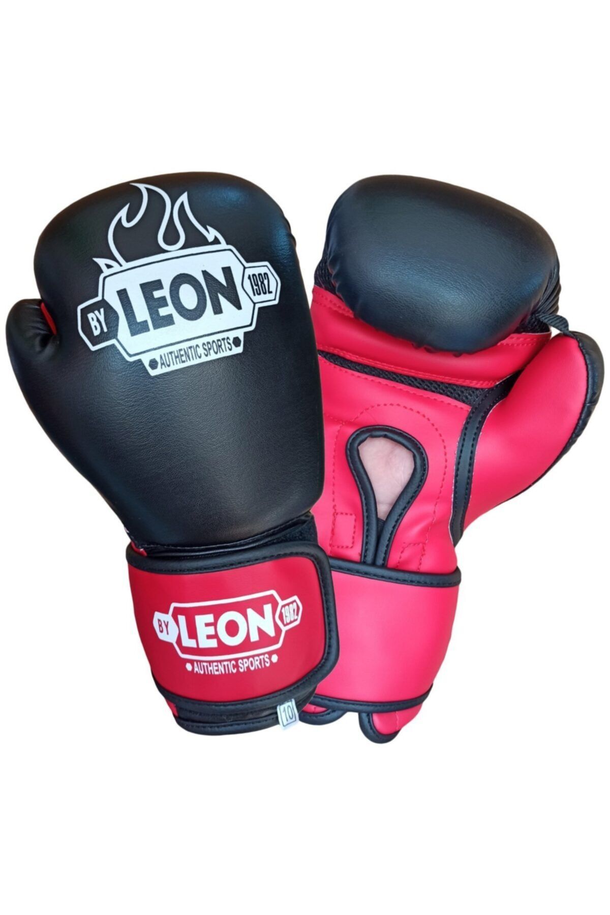 By Leon 1982 Leon Classic Kick Boks, Muay Thai Ve Boks Eldiveni Siyah Kırmızı
