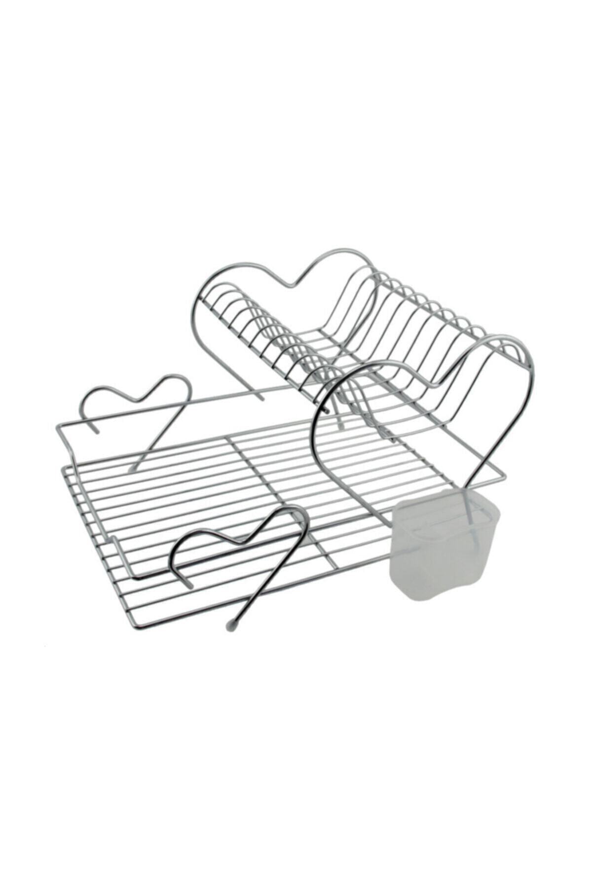 Maz Metal Kiwa Love Mini Çift Katlı Metal Bulaşıklık