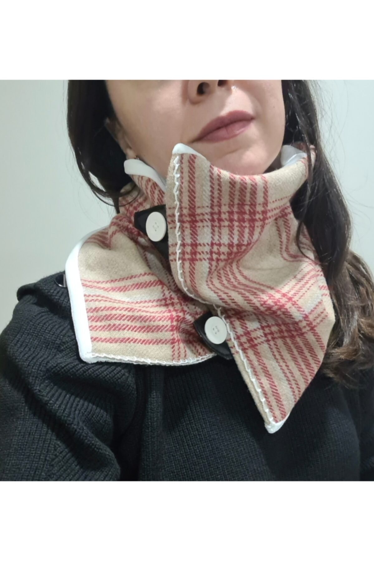 Leylace Saf Yün Kadın Boyunluk-5