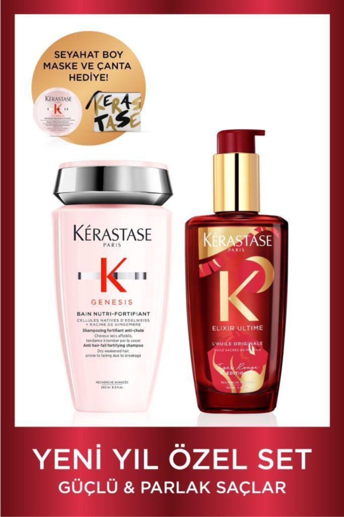 Kerastase Yeni Yıla Özel Güçlü & Parlak Saçlar Bakım Seti