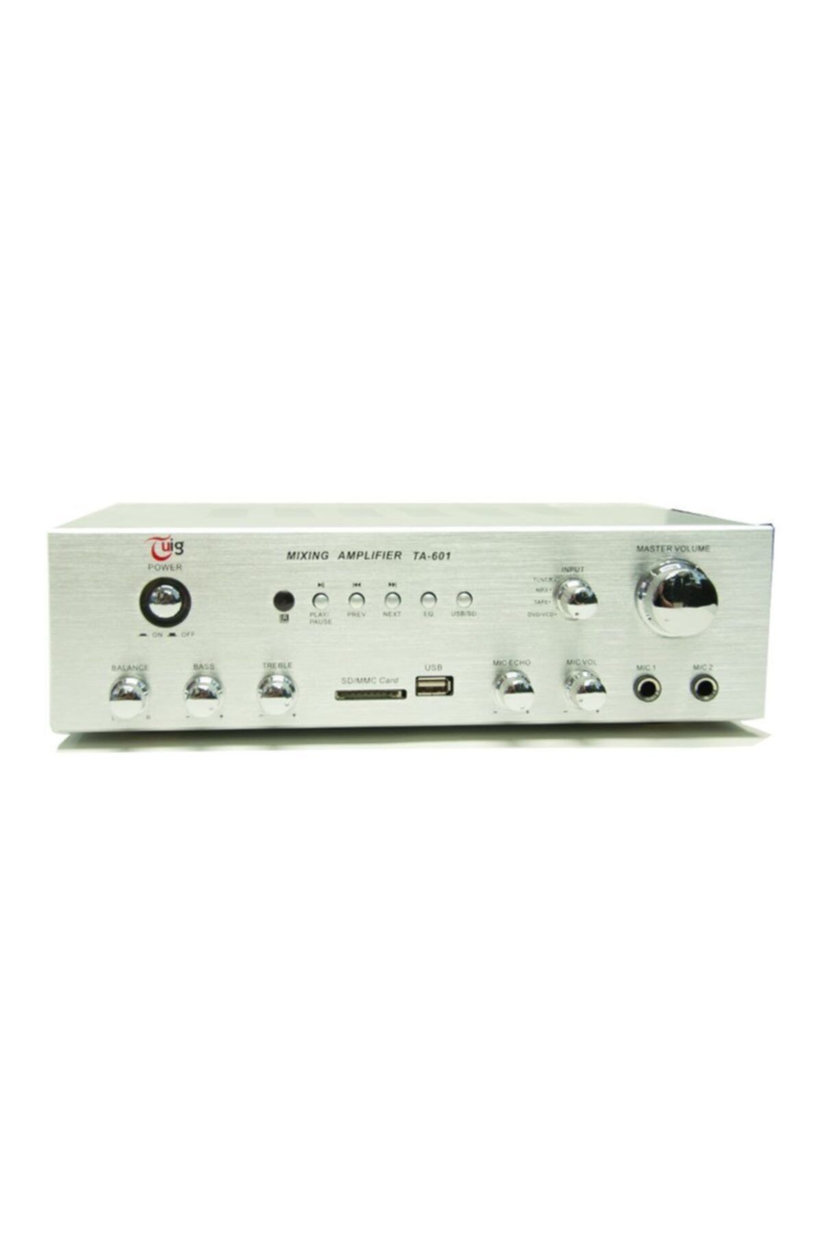 Tuig Ta-601 Stereo Amfi Gümüş