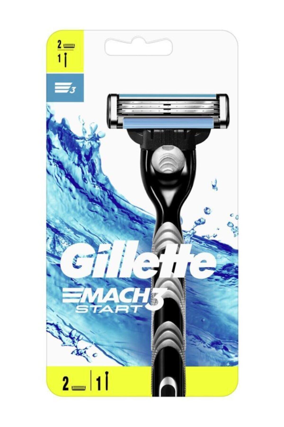 Gillette Mach3 Start Tıraş Makinesi 2 Yedekli Mach3 Start