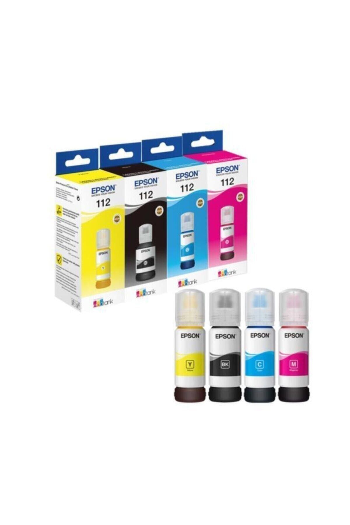 EPSON 112 Mürekkep Seti Cmyk L6570 M15160 M15150