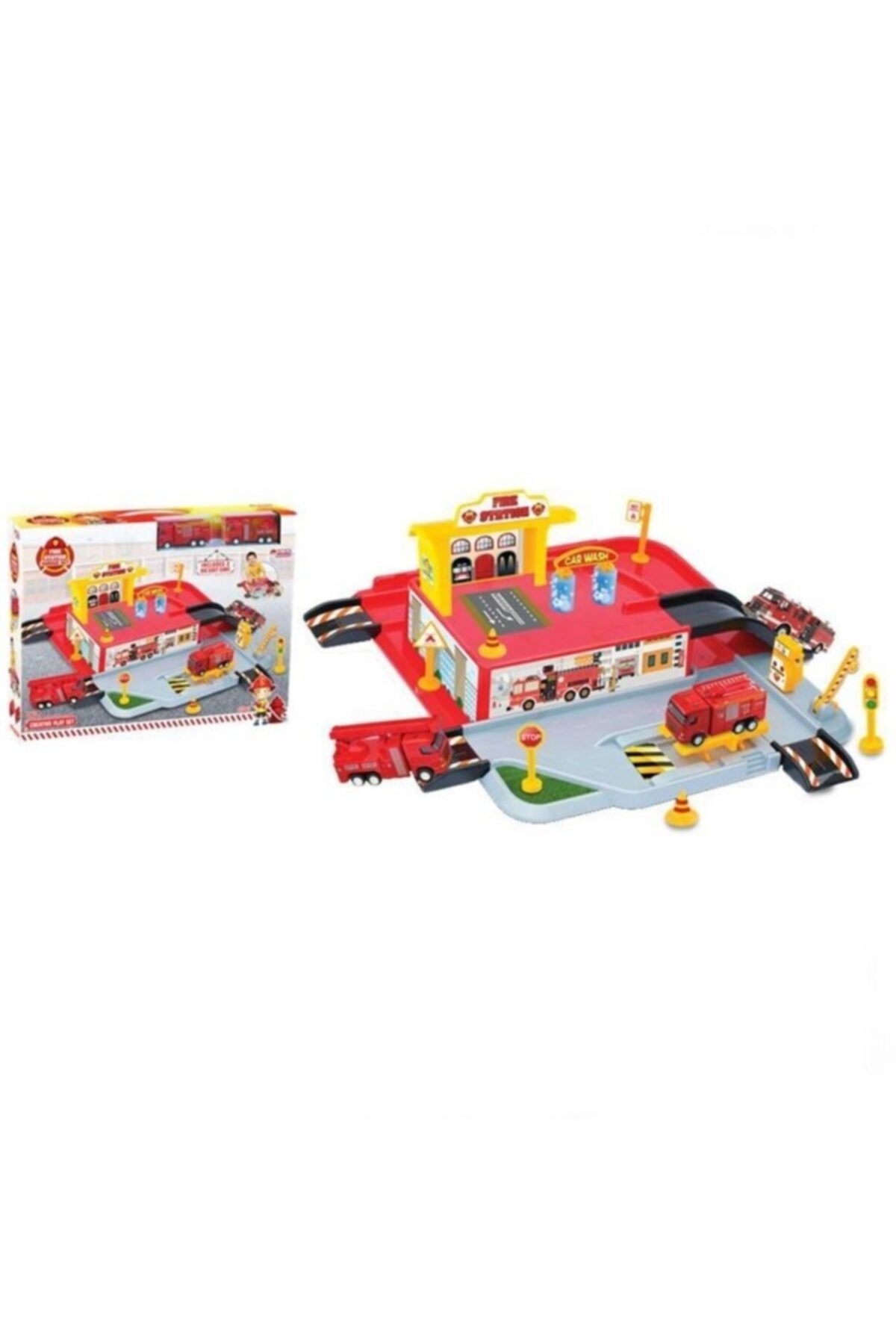 Burnis Toy Trend Dede Itfaiye Garaj Seti Oyuncak