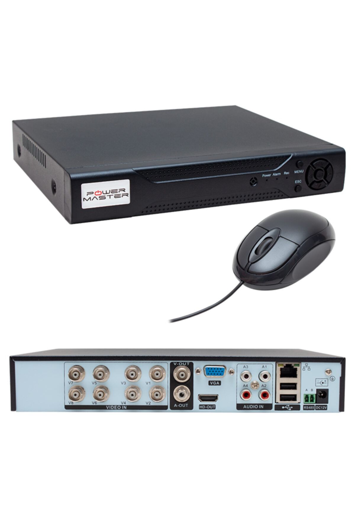 Powermaster Ahd/analog/tvı/cvı 1080n 8 Kanal Dvr/xxvr Kayıt Cihazı (xmeye)