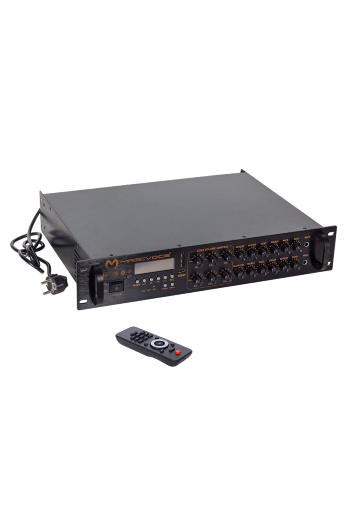 MERTER Magıcvoıce Mv-1218 Usb Bt-uk 6 Zon Anfi Rms 80w*1ch Max 650w +4-16-70-100v Trafolu