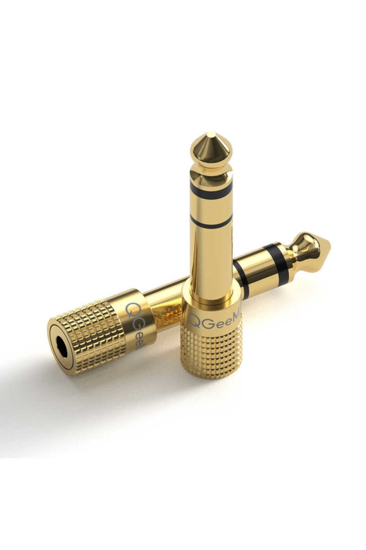 QGeeM Qg-au010 3.5mm To 6.5mm Aux Adapter Dönüştürücü Renk Siyah