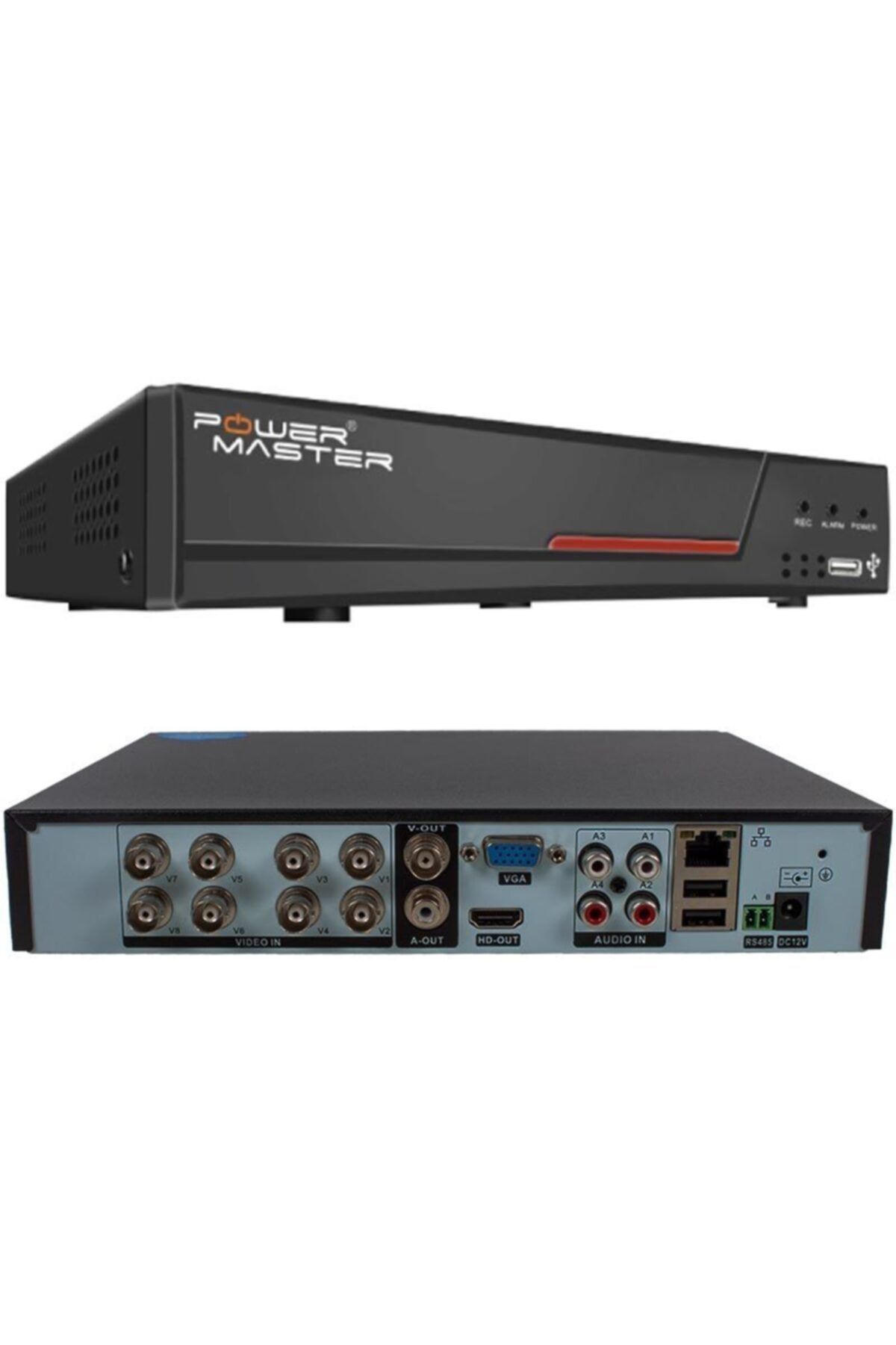 Powermaster Pm-19426 6ın1 8 Kanal 1080n Dvr Kayıt Cihazı (h264*wifi*3g)