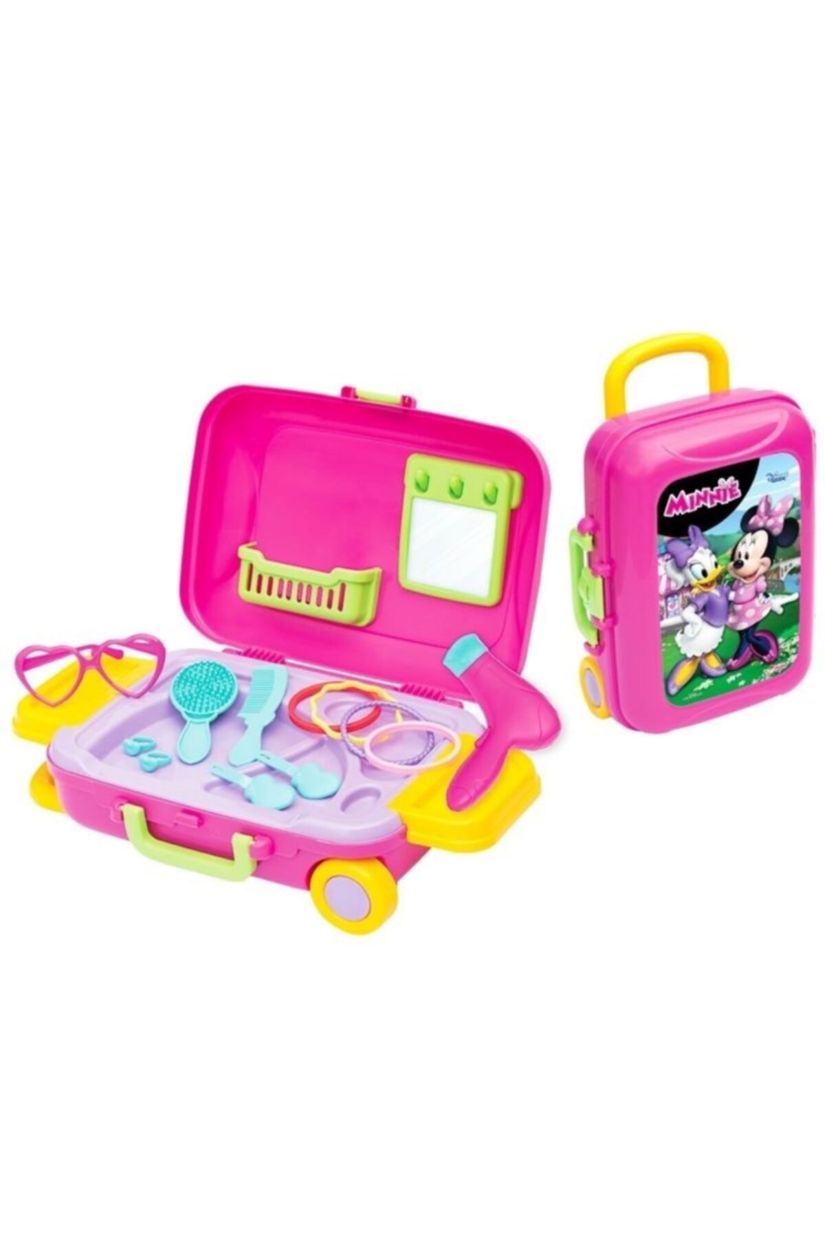 Burnis Toy 2022 Dede Mini Mouse Güzellik Seti Bavulum Yılbaşı