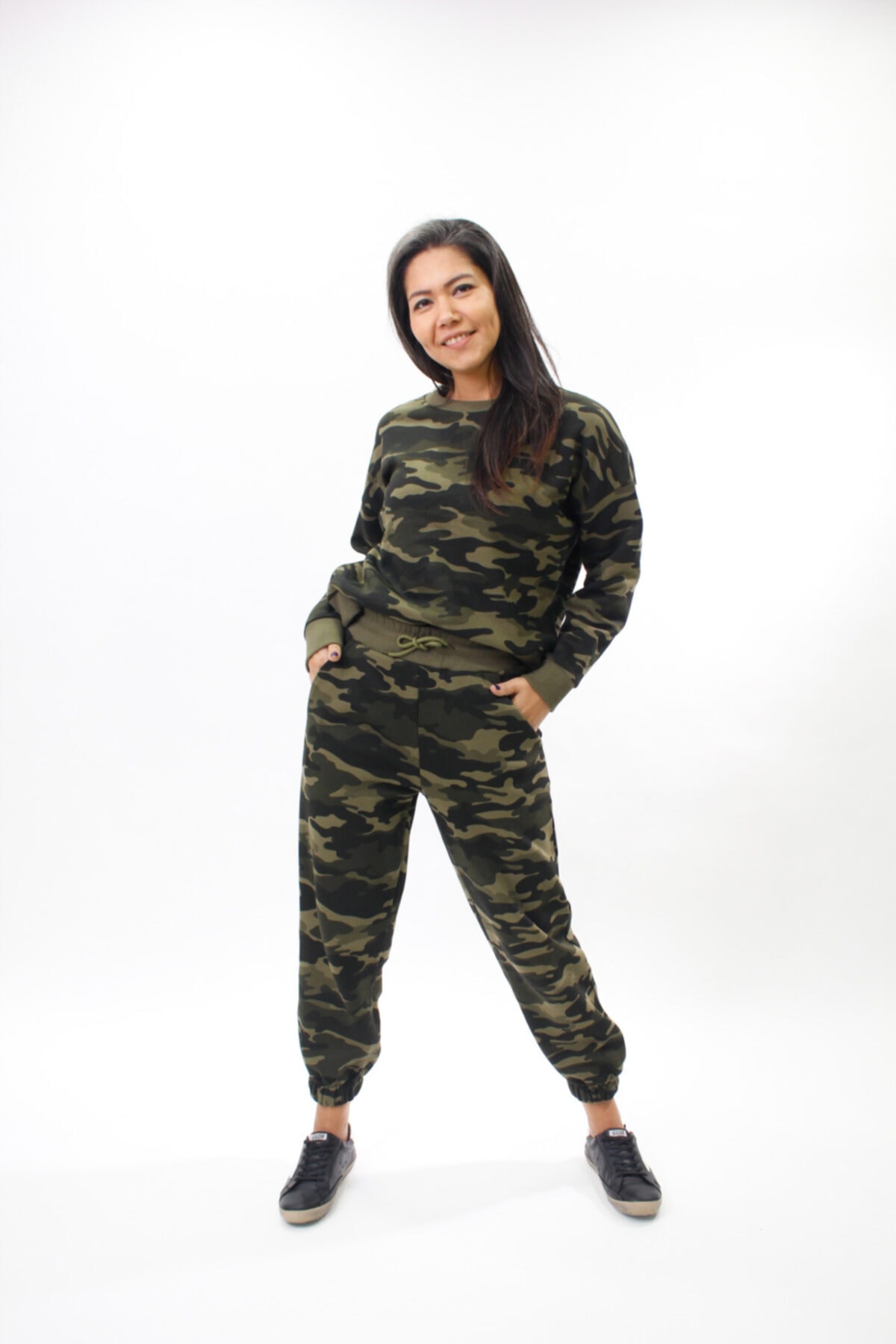 alesaa Camouflage Kadın Eşofman Altı