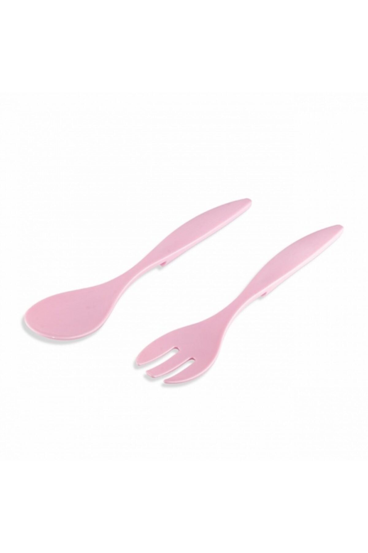 piithalat Ews Akrilik 2 Li Soft Pembe Çatal Kaşık Seti