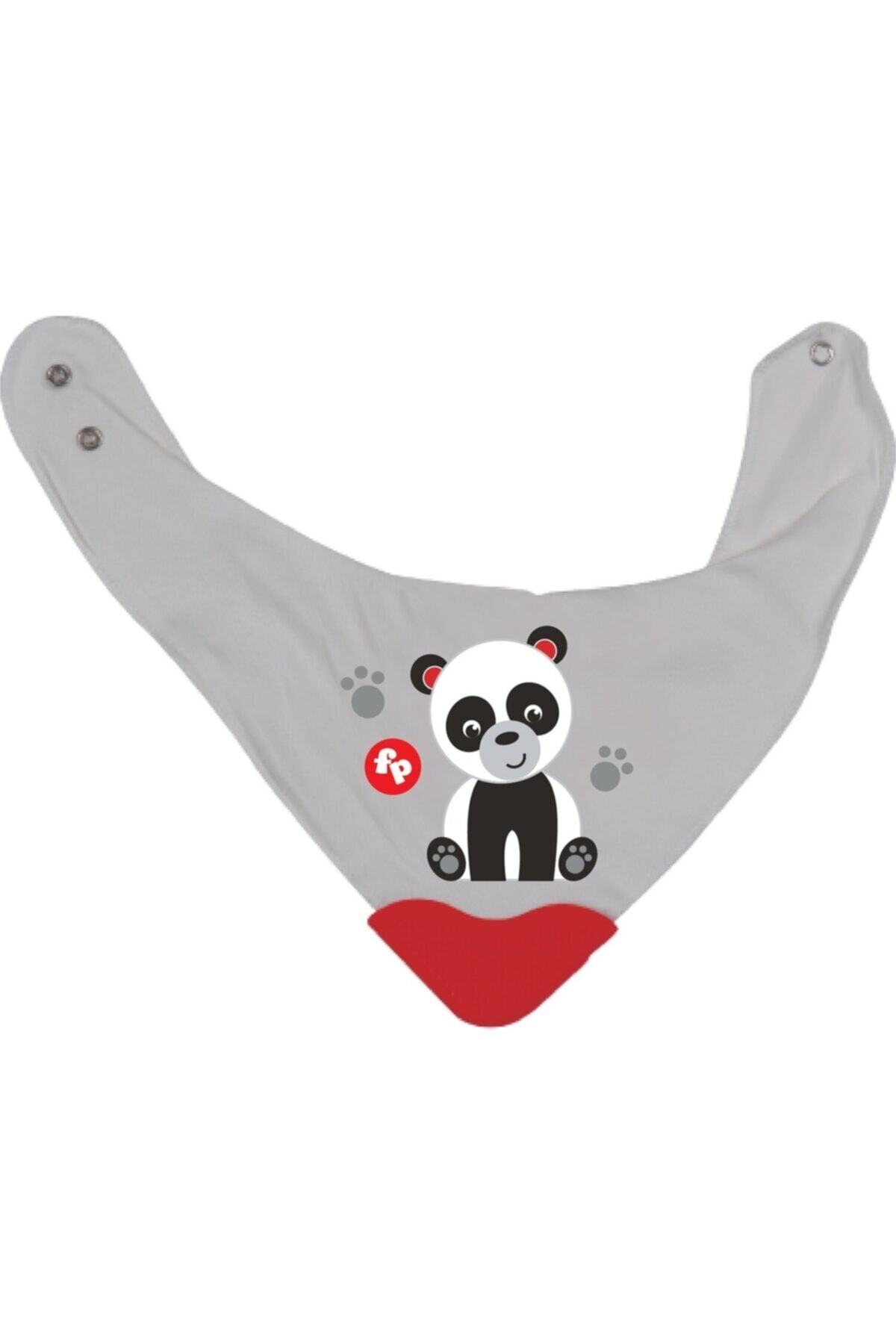 FISHER PRICE Diş Kaşıyıcılı Fular Önlük Panda