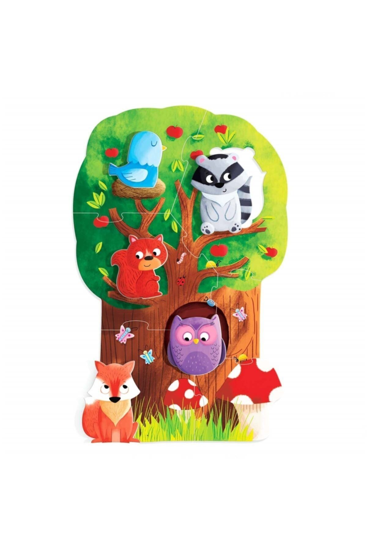 Burnis Toy Tekli Headu Montessori Benim İlk Yapbozum Orman 1
