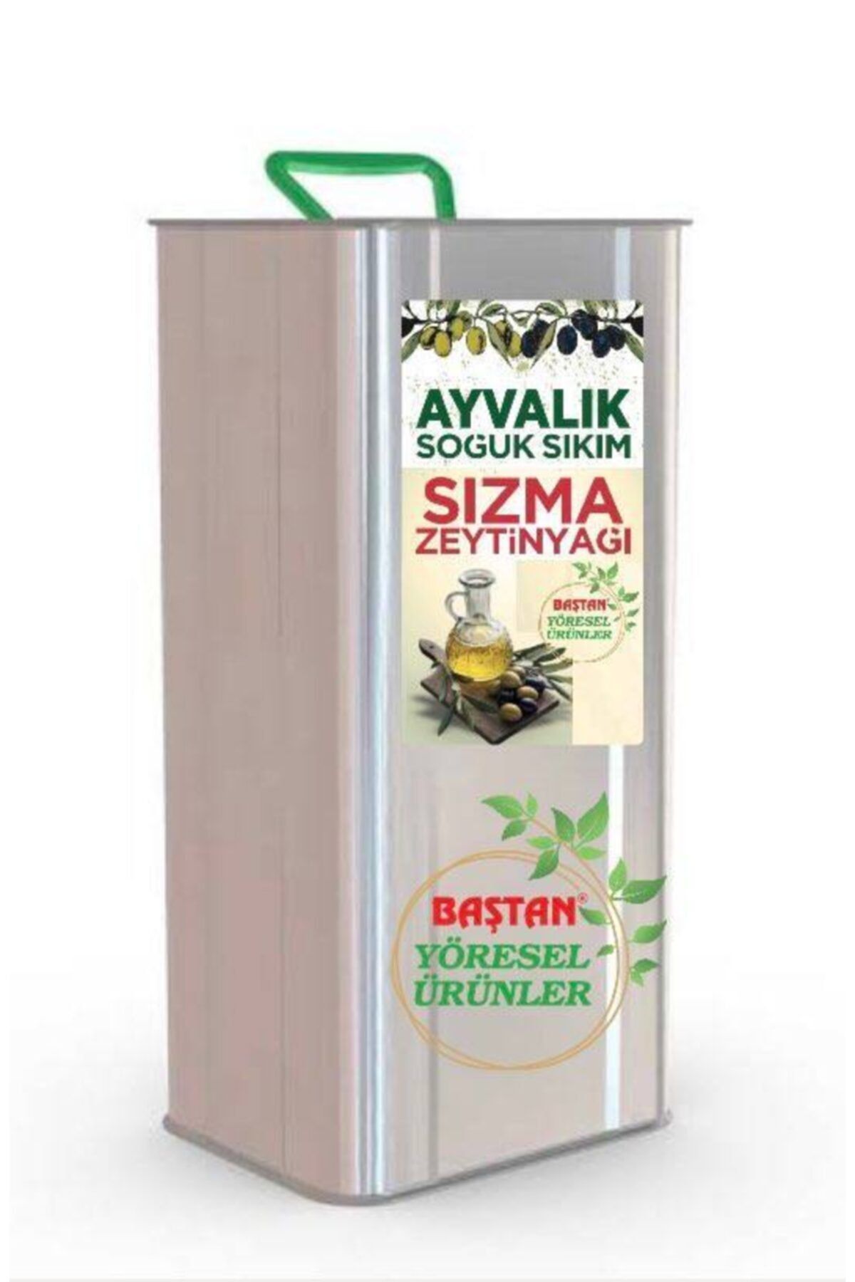 Baştan Yöresel Ürünler ‘baştan Birlik’ Ayvalık Soğuk Sıkım 0.4 Asit Zeytinyağı 5 Litre