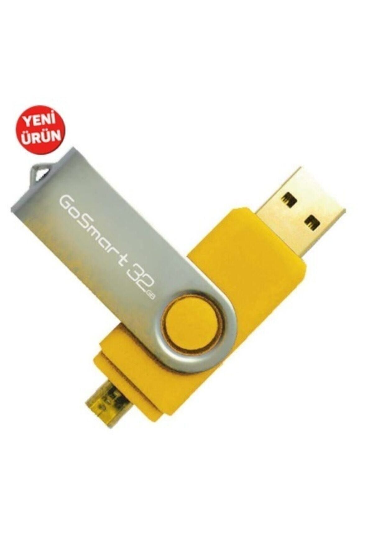 go smart 32 Gb Gosmart Otg Usb Bellek - Sarı