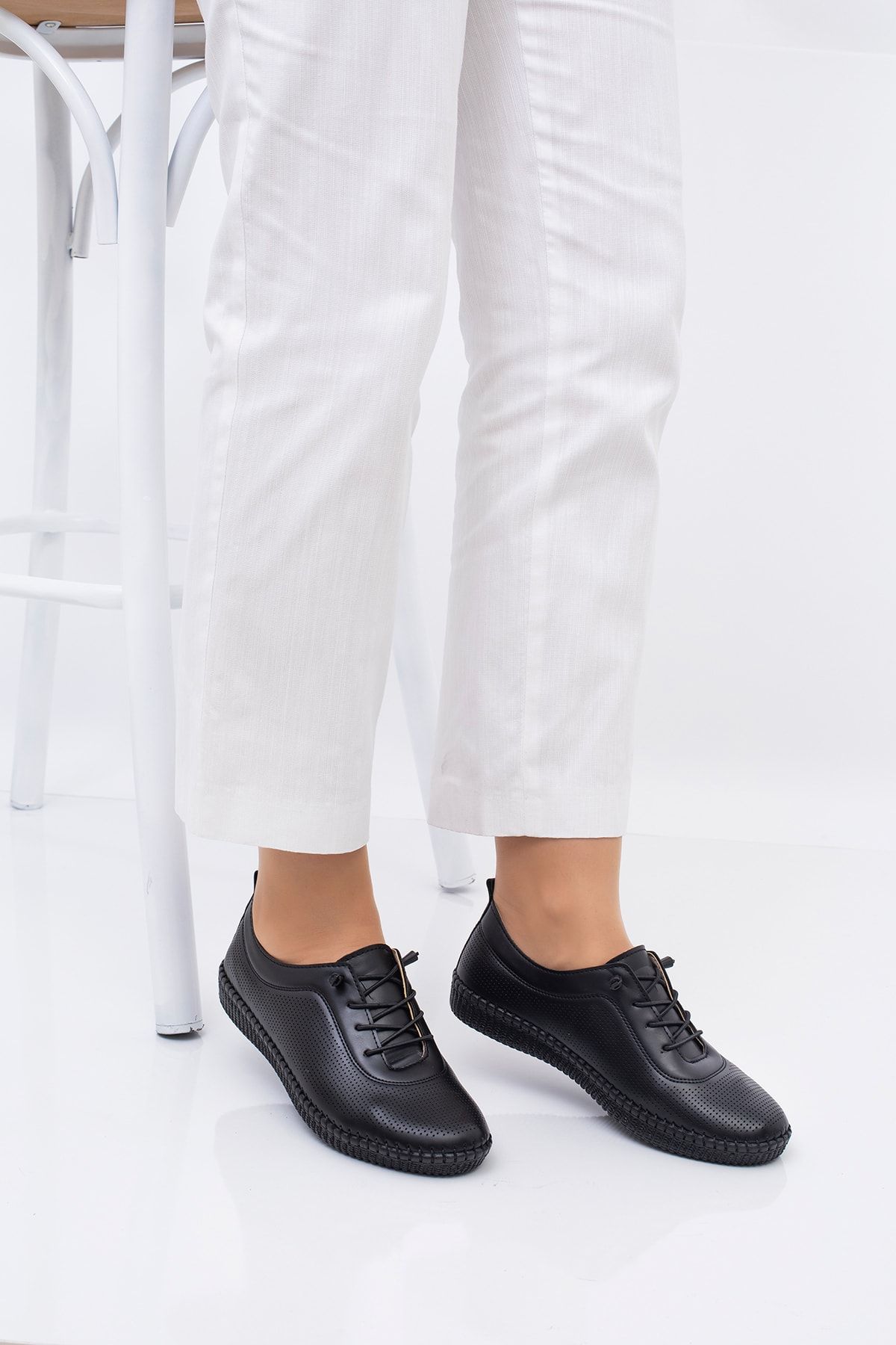 ACTIVESHOES Kadın Siyah Ortopedik Ayakkabı