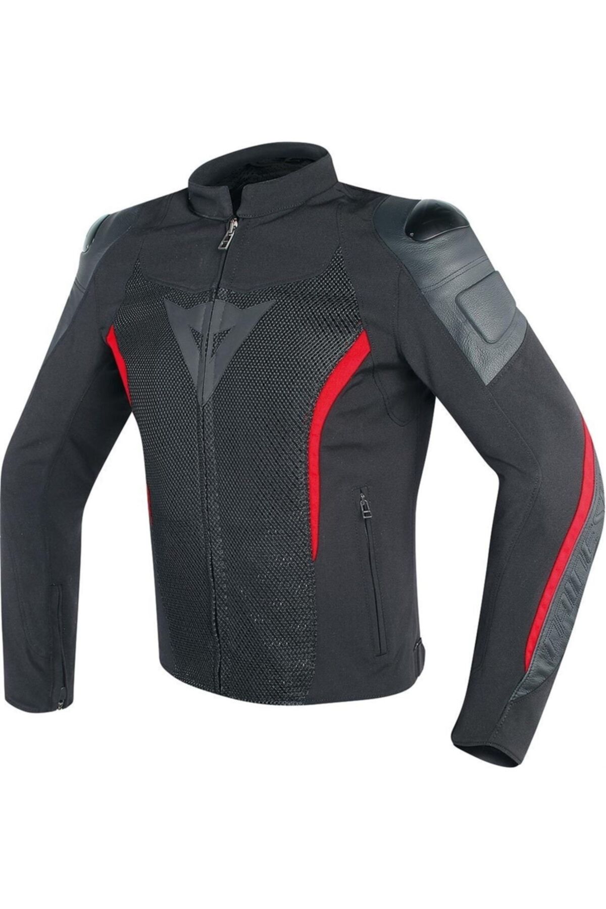 Dainese Mig Deri-tekstil Mont Black Red-56