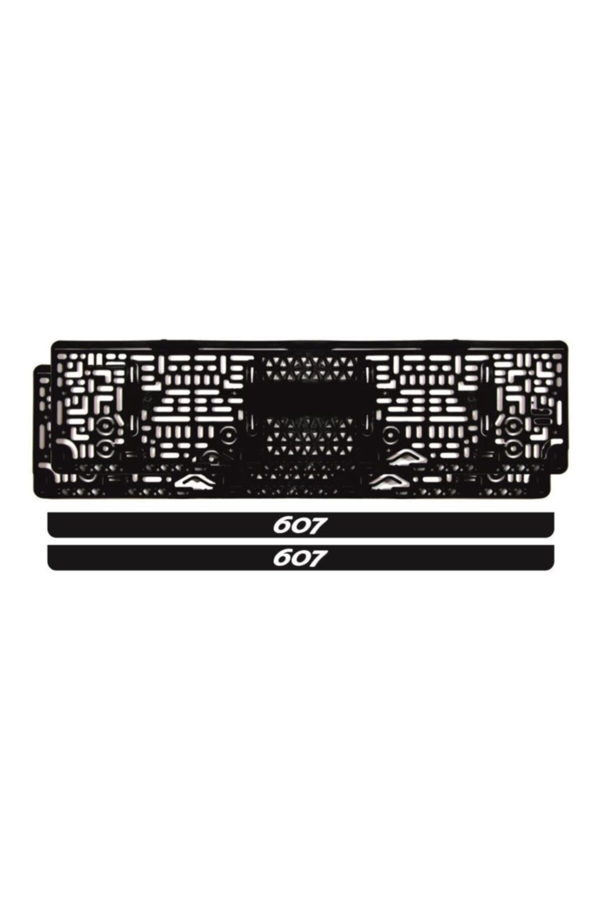 Ömr Dizayn Hediye 607 Uv Takmatik Plakalık Oto Aksesuar Tuning Model 1