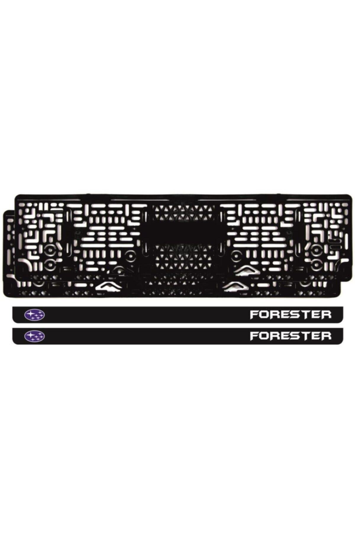 Ömr Dizayn Hediye Forester Logolu Uv Takmatik Plakalık Oto Aksesuar Tuning Uyumlu