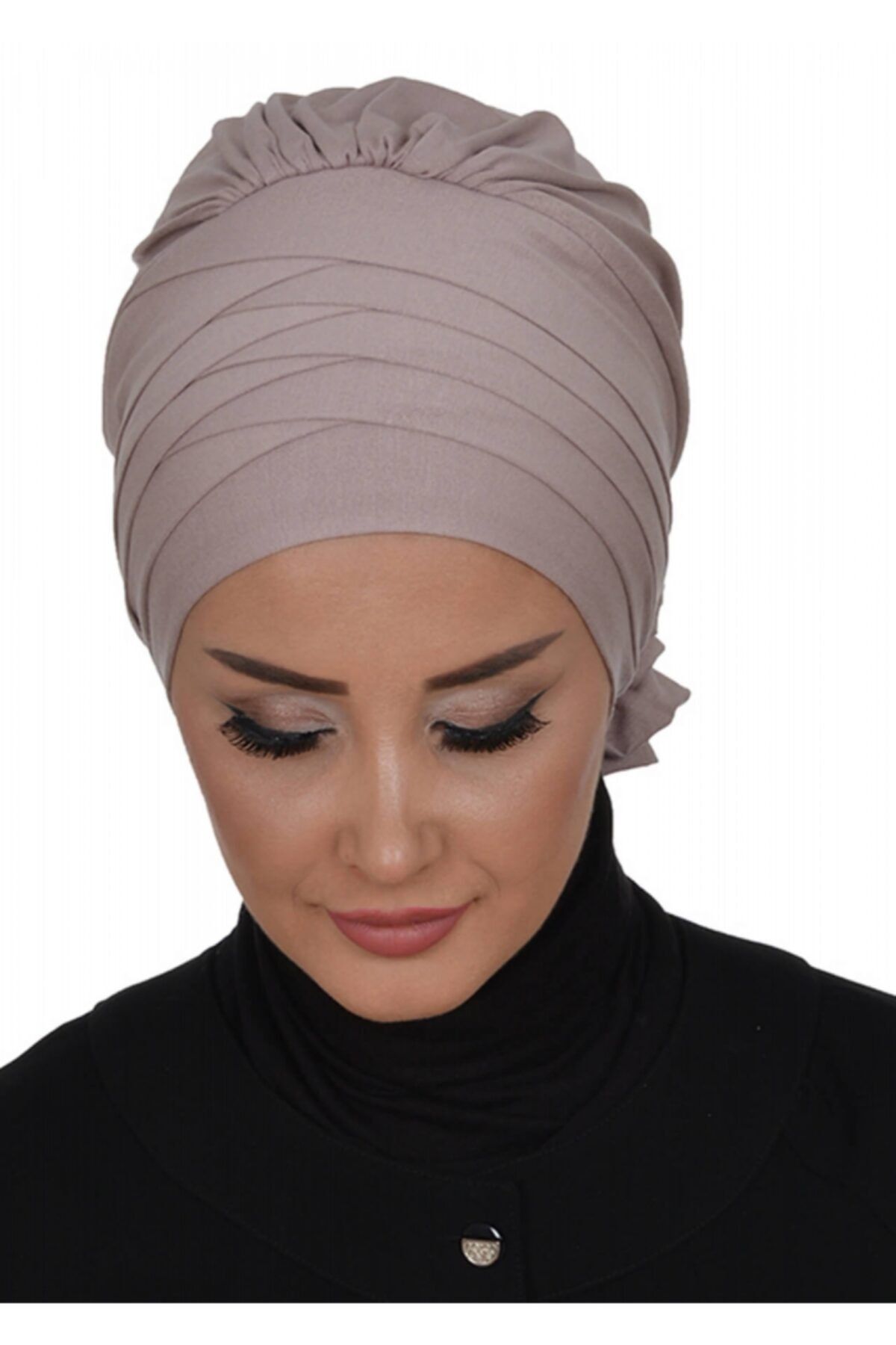 Biriz Moda Çapraz Penye Bone Vizon