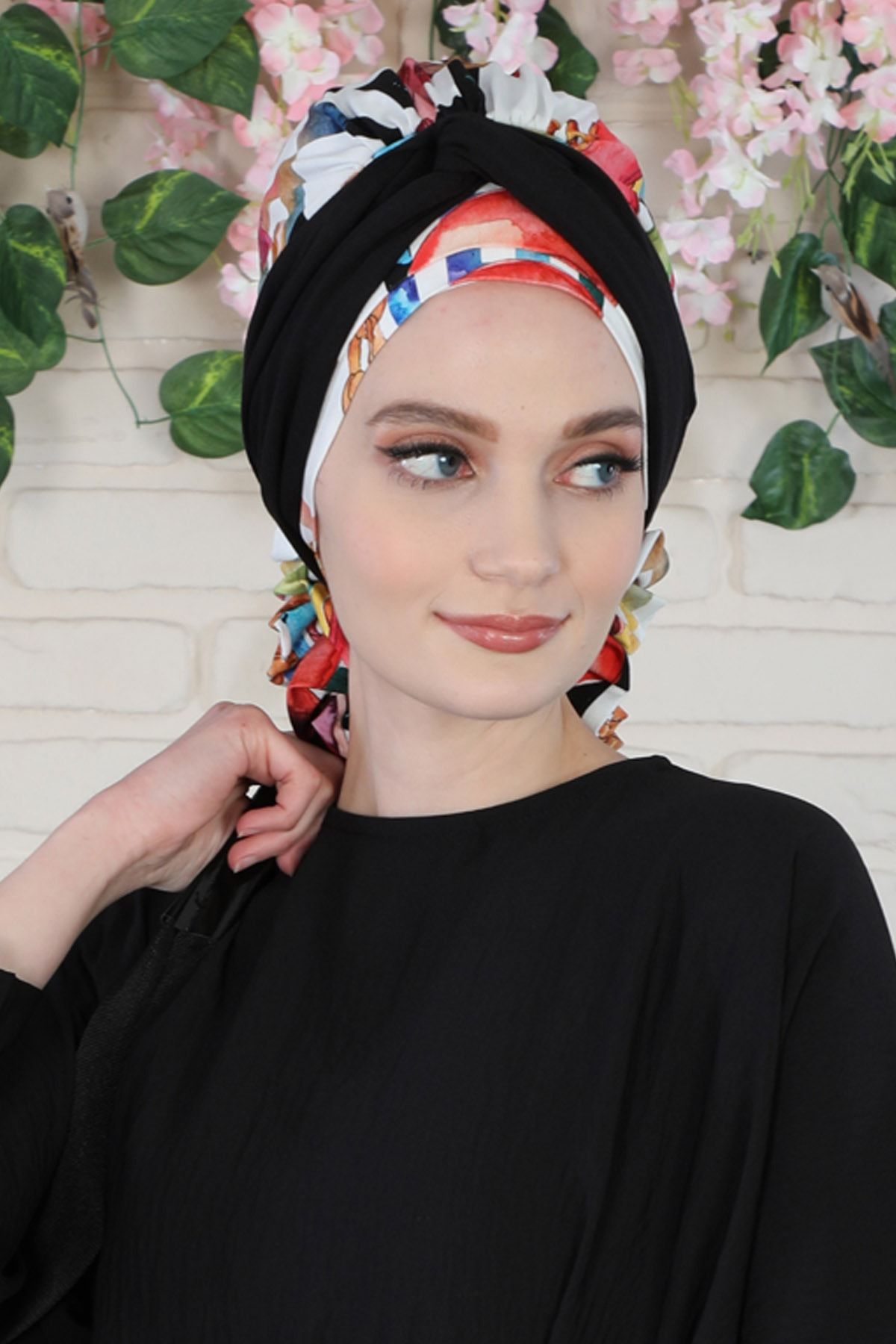 Biriz Moda Penye Bone Alis Siyah