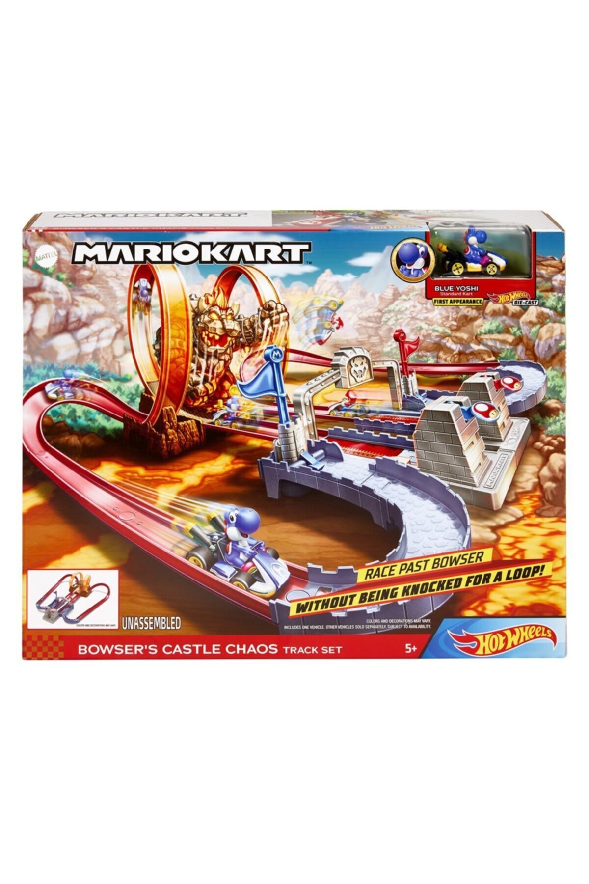 HOT WHEELS Mario Kart Browser'ın Kalesi'nde Kaos Oyun Seti