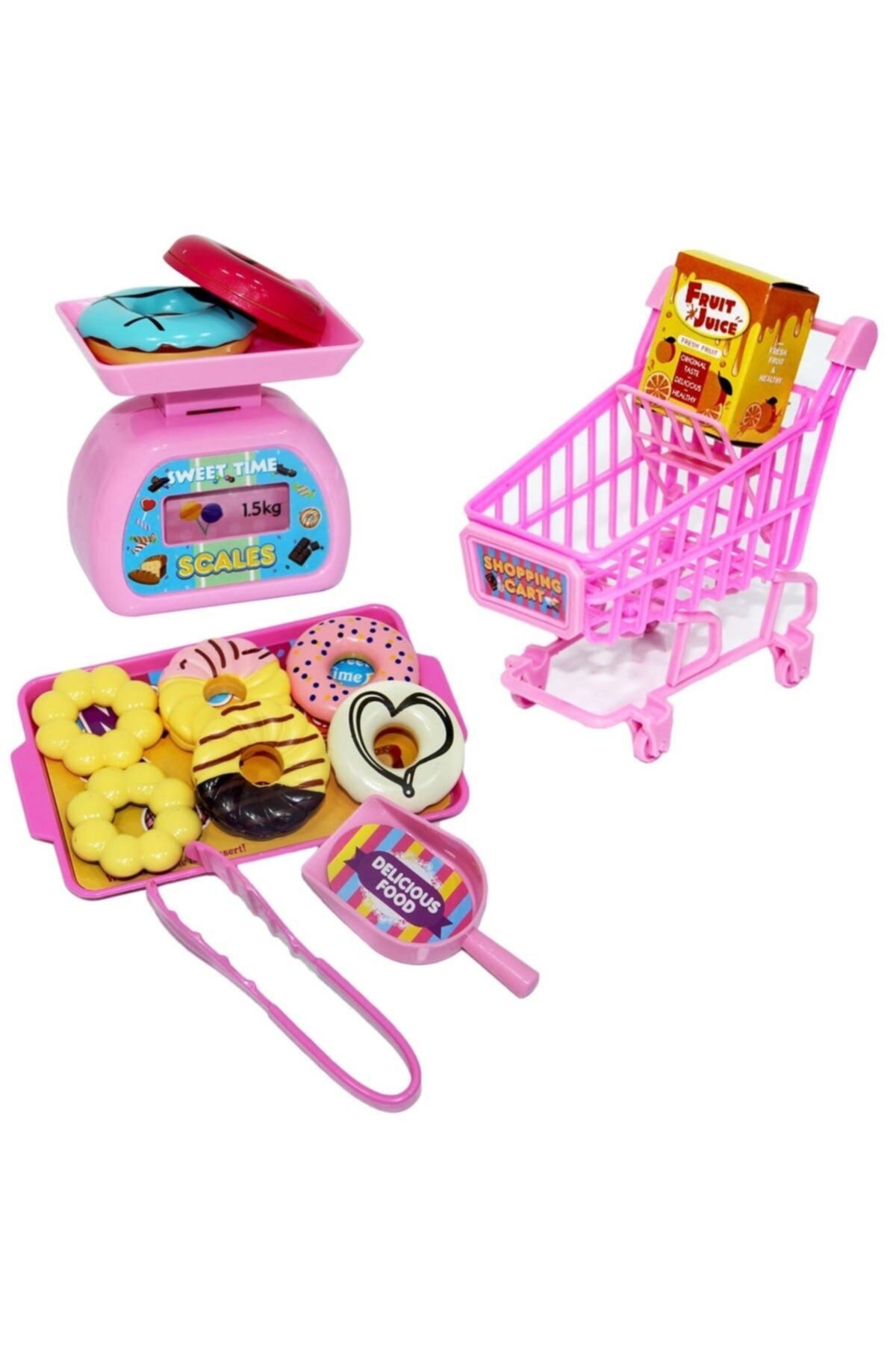 Burnis Toy Toys Mini Market Arabalı Market Seti Fırsat