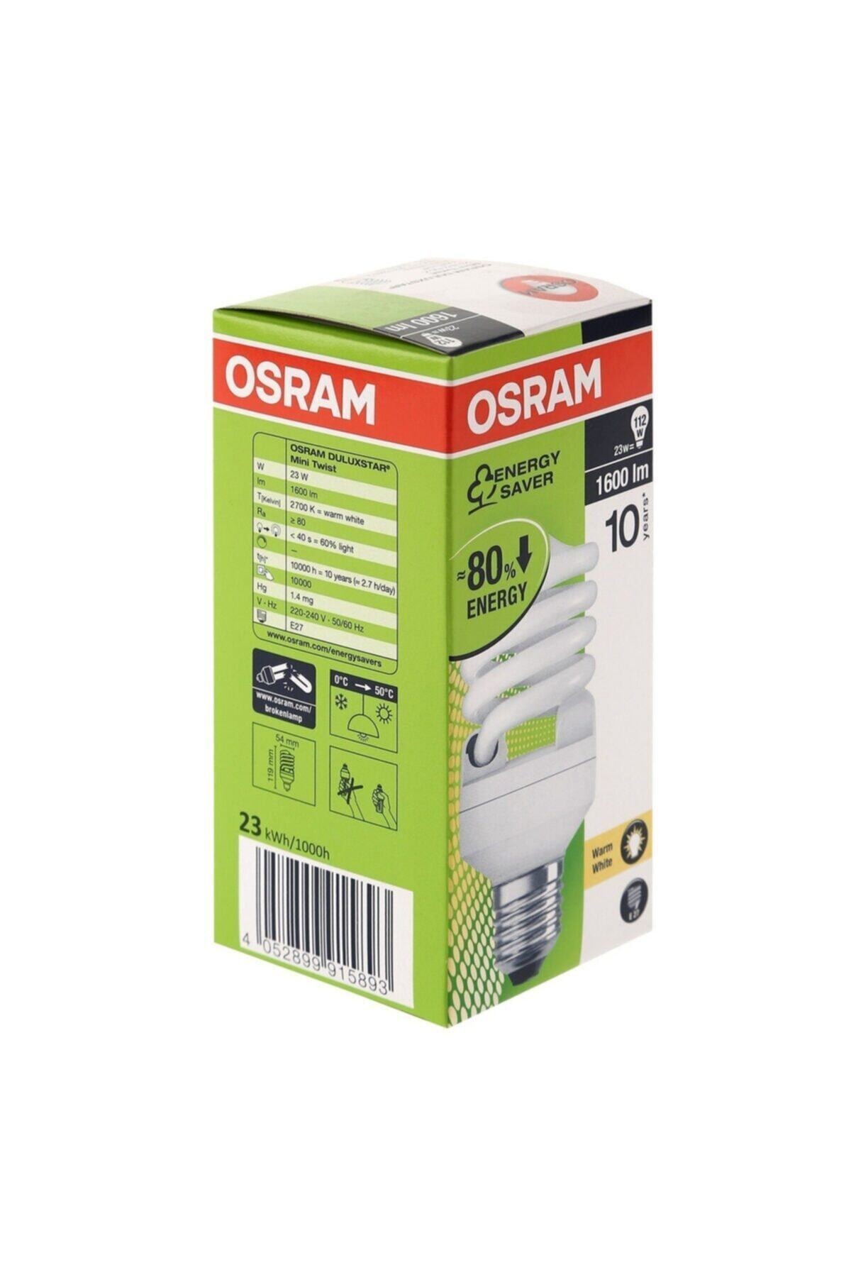 Osram 23w Enerji Tasarruflu Beyaz Işık 865k Ampül