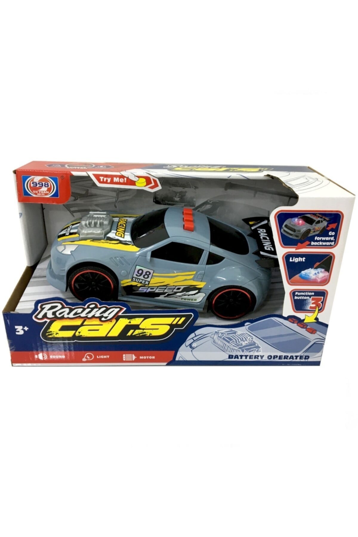 Burnis Toy Toys Racing Cars Işıklı Sesli Pilli Spor Araba Fırsat