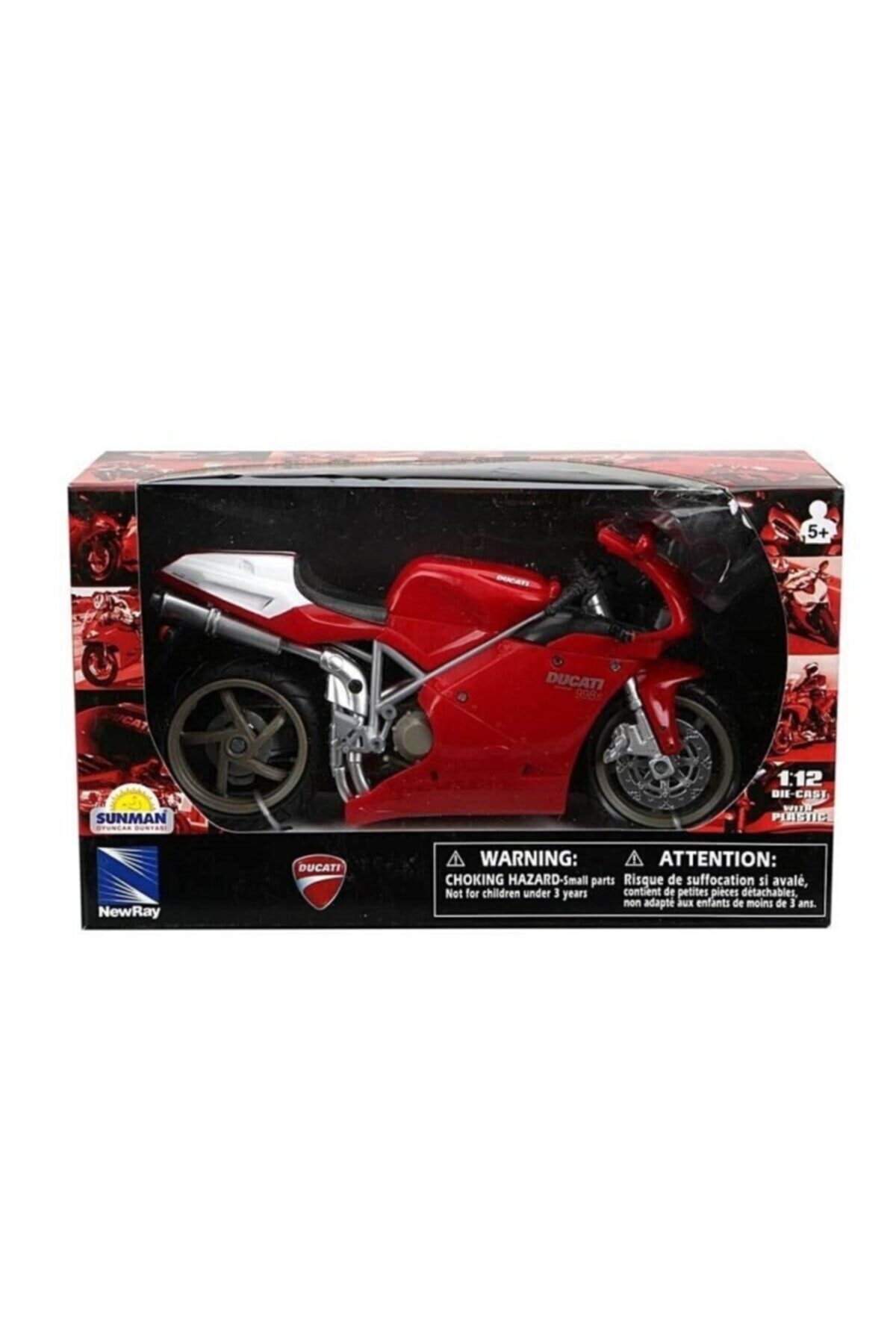 Burnis Toy Toys Sunman 1:12 Ducati 998s Fırsat