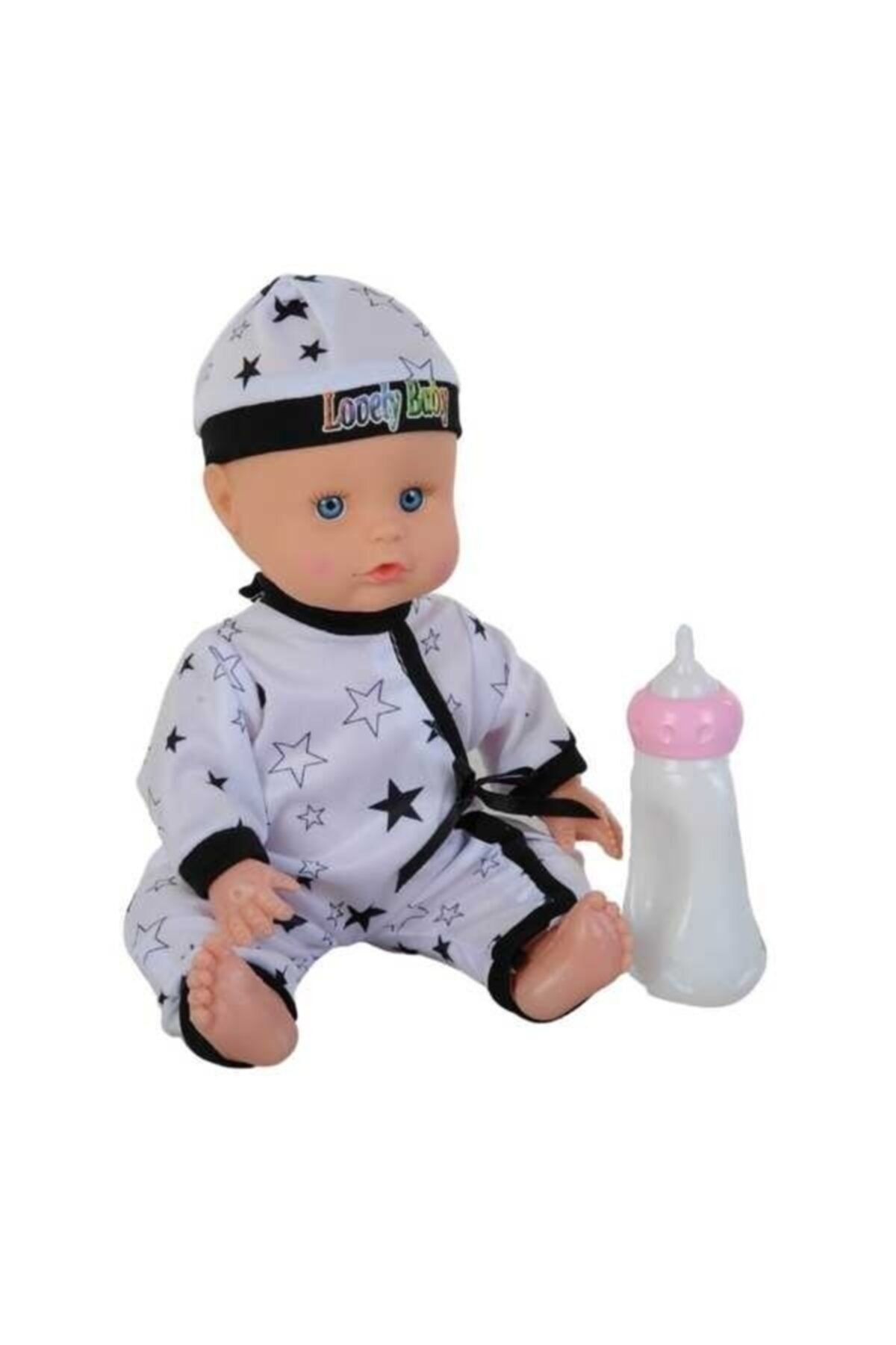 Burnis Toy Lina Oyuncak Dear Baby Poşetli Sesli Biberonlu Bebek 5