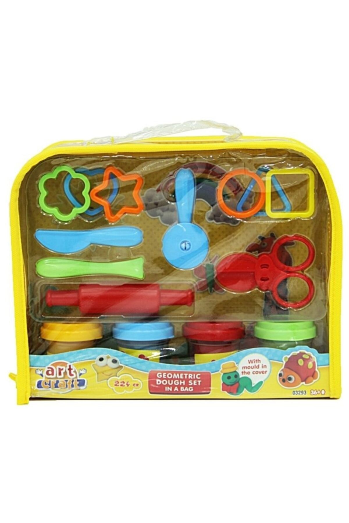 Burnis Toy Toys Dede Geometrik Çantalı Hamur Seti Fırsat